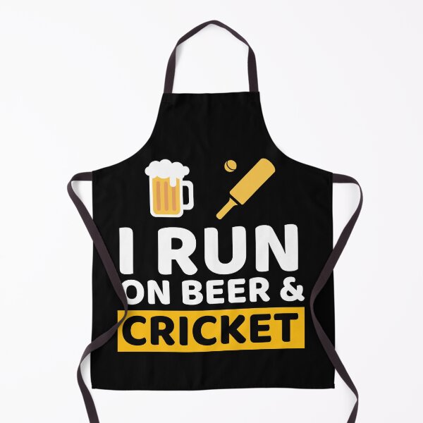 Item preview, I Run On Beer & Cricket designed and sold by bifkee19.