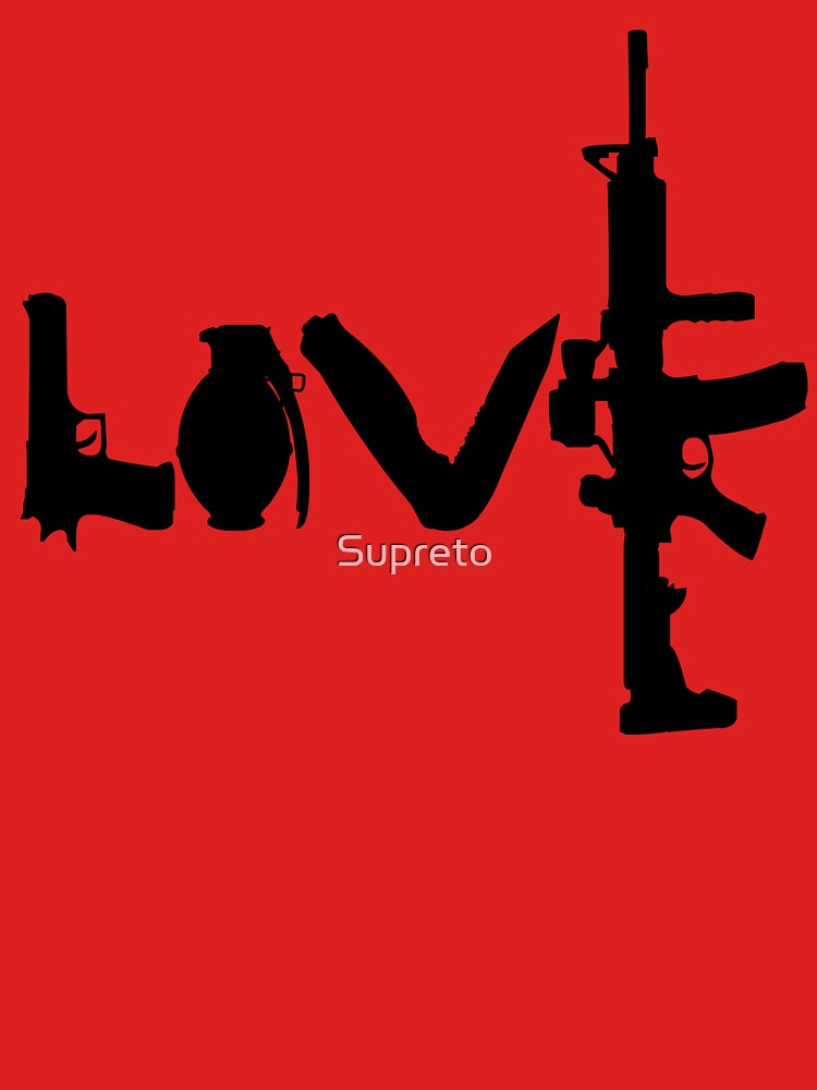 Love weapons - version 1 - black by Supreto