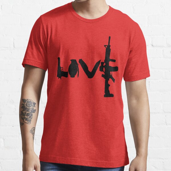 Love weapons - version 1 - black Essential T-Shirt