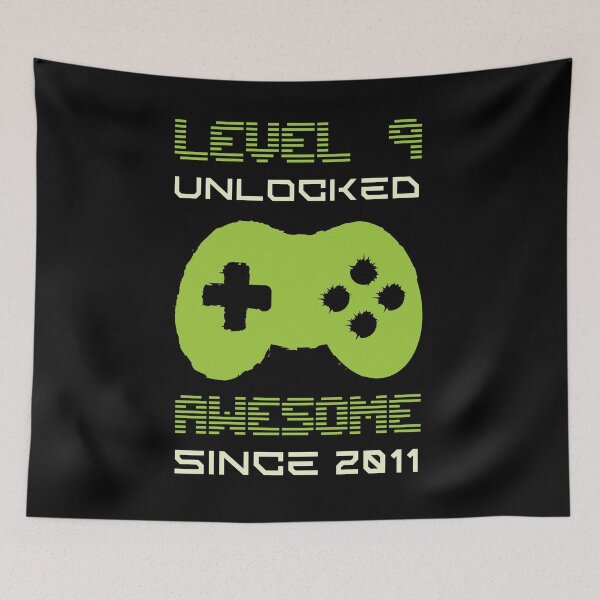 Item preview, Level 9 Unlocked Awesome Since 2011 Console Computer Arcade designed and sold by shirti.