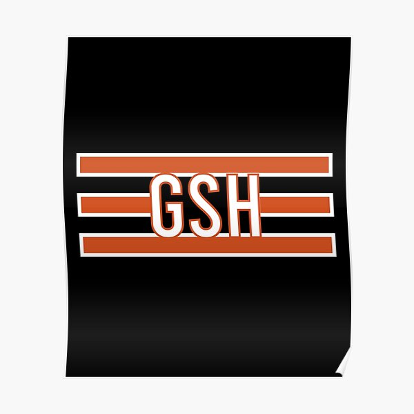 Chicago Bear GSH Sticker for Sale by Throk7257