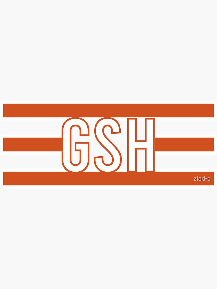 Chicago Bear GSH Sticker for Sale by Throk7257