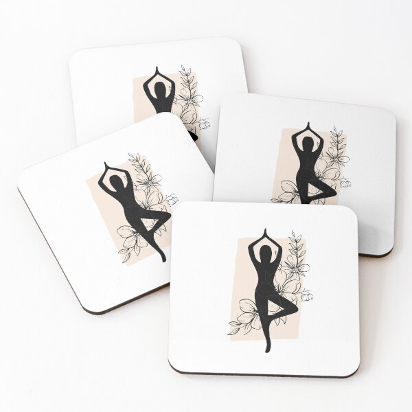 Item preview, Yoga Stand Flower Beige  designed and sold by BohoMoon.