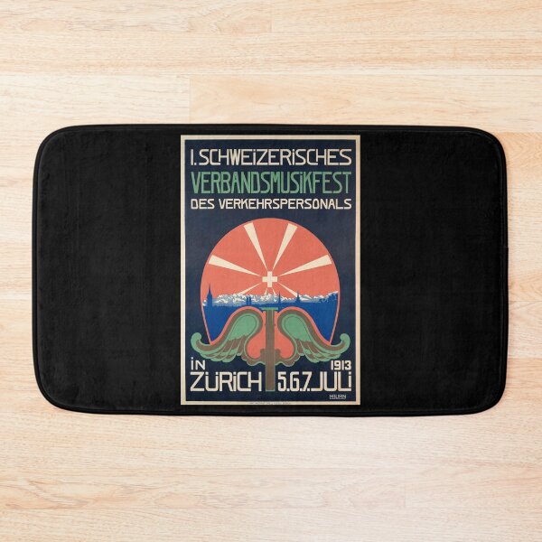 Item preview, retro i schweizerisches verbandsmusikfest des verkehrspersonals in zurich designed and sold by CorasPosters.