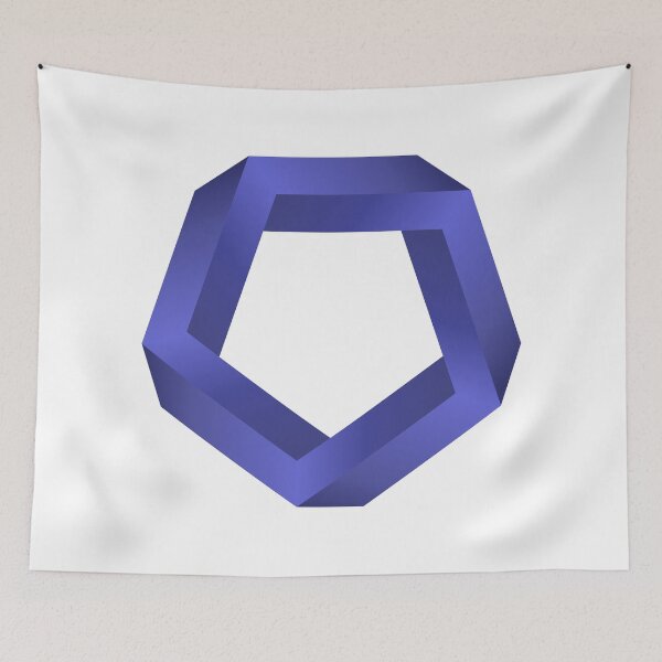 Item preview, Penrose Pentagon ( Blue ) designed and sold by pgons.