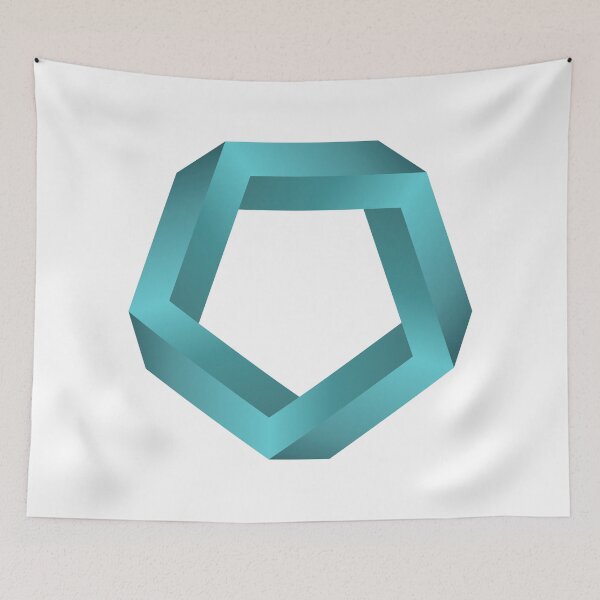 Item preview, Penrose Pentagon ( Teal ) designed and sold by pgons.