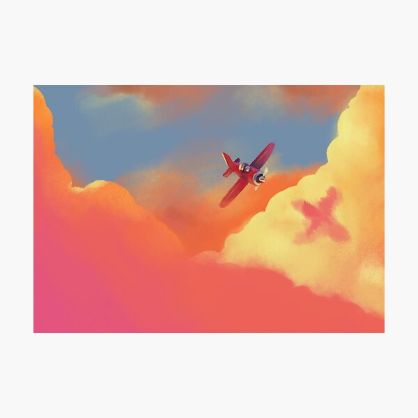 Open Skies Illustration Photographic Print