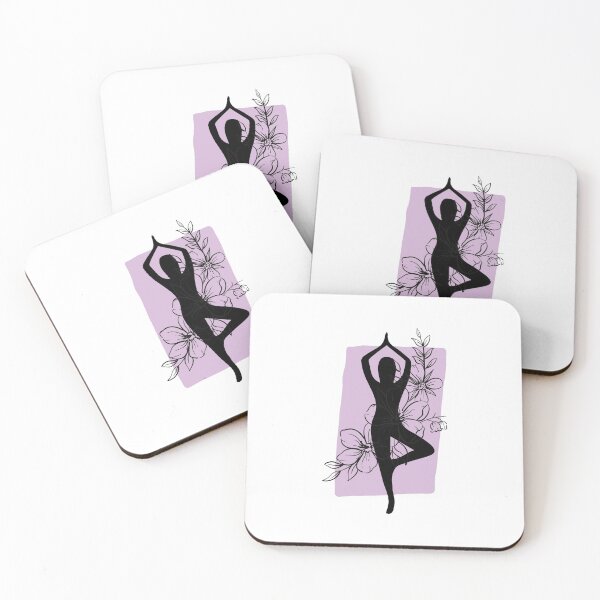 Item preview, Yoga Stand Flower Purple designed and sold by BohoMoon.