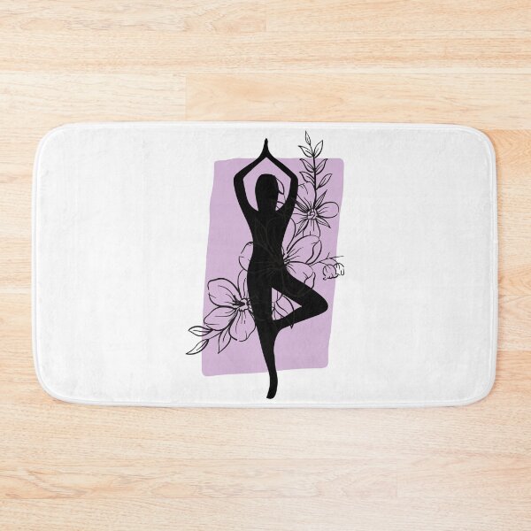Item preview, Yoga Stand Flower Purple designed and sold by BohoMoon.