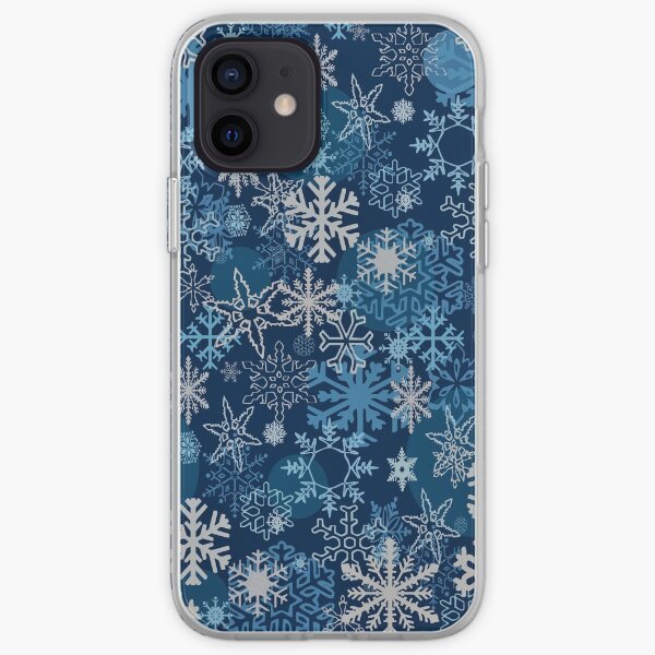 Christmas Snowflake Winter Patterns 12 iPhone Soft Case