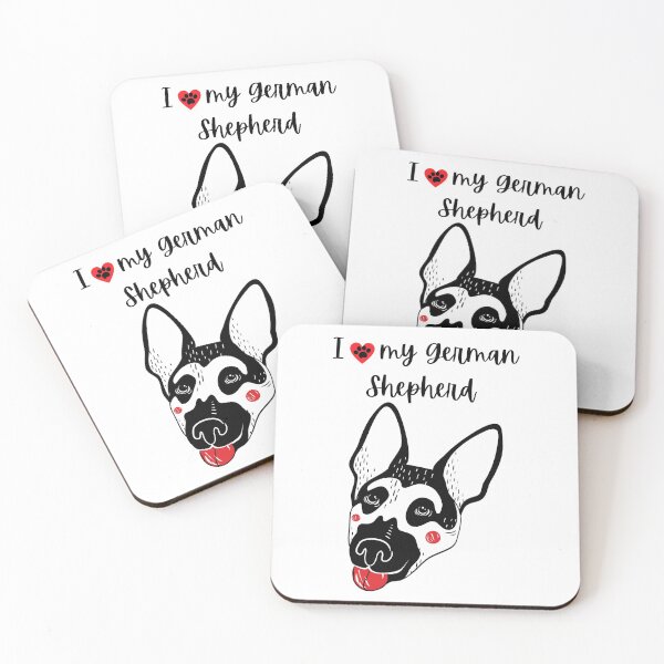 Item preview, Artistic I love my German Shepherd designed and sold by urbanattitudeco.