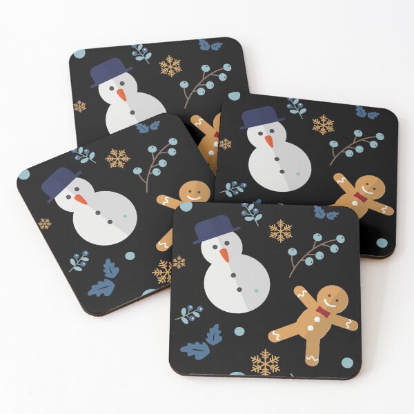 Item preview, Cute Christmas Pattern | Snowman, snowflakes designed and sold by Moodyandmellow.
