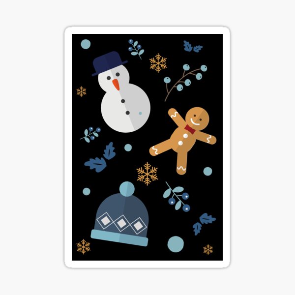 Snowflake & Snowmen Foil Stickers, Hobby Lobby