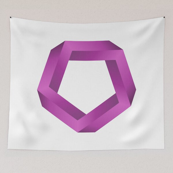 Item preview, Penrose Pentagon ( Purple ) designed and sold by pgons.