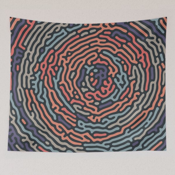 Item preview, Earth, Water and Air Spiral - Turing Pattern designed and sold by XavierWendling.
