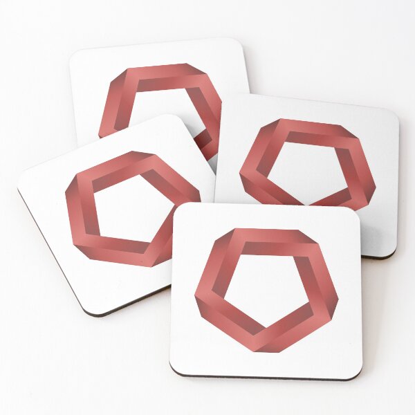 Item preview, Penrose Pentagon ( Red ) designed and sold by pgons.