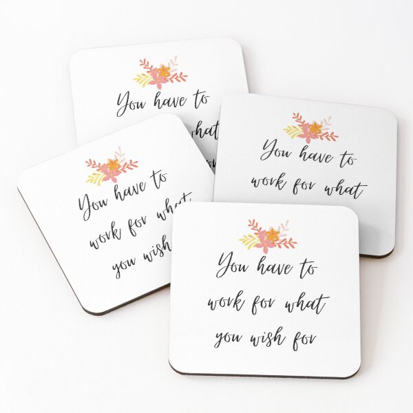 Item preview, You have to work for what you wish for designed and sold by BohoMoon.