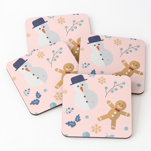 Item preview, Cute Christmas Pattern | Snowman, snowflakes designed and sold by Moodyandmellow.