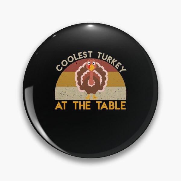 Item preview, Coolest Turkey At The Table Funny Thanksgiving Vintage designed and sold by Akmloza.