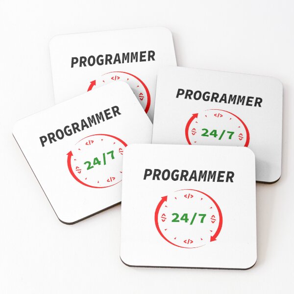Item preview, Programmer 24/7, Source Code, Software Engineer, Computer Science, Web, WWW, Programming Humor, HTML, Light designed and sold by Max-Wear.