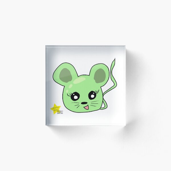 Sugar Mouse Acrylic Block