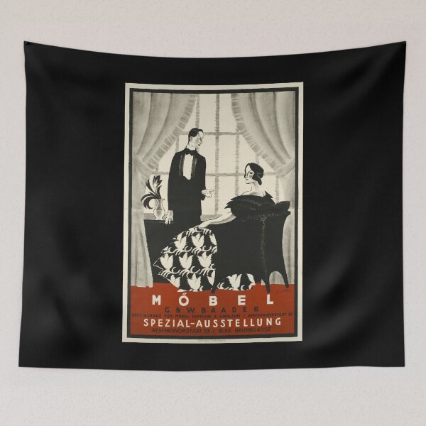 Item preview, retro mobel g w baader                designed and sold by CorasPosters.