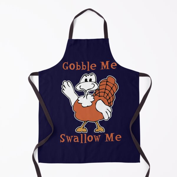 Item preview, funny turkey Gobble me, Swallow me designed and sold by Feline Rockstars.
