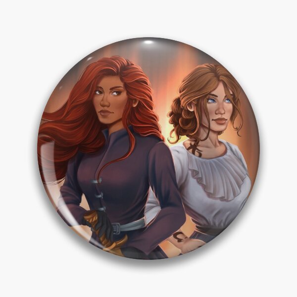 Artikelvorschau, Parabatai (Cordelia Carstairs und Lucie Herondale) entworfen und verkauft von Artzzofkae.