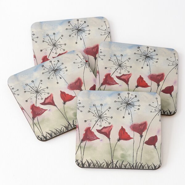 Item preview, Watercolour Poppies designed and sold by Lismaree.