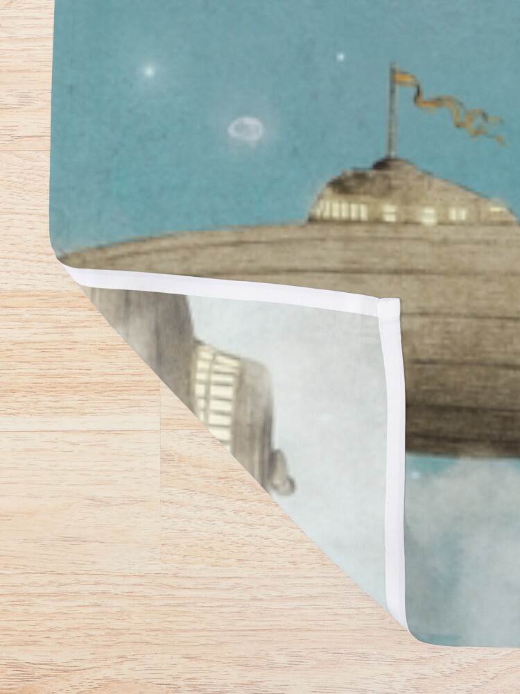 Alternate view of Ocean Meets Sky - Book Shower Curtain