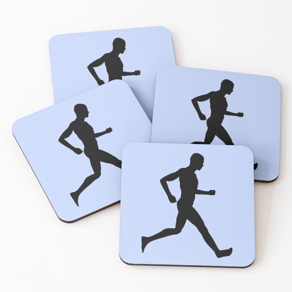 Item preview, Silhouette with a running man designed and sold by MIRO3D.