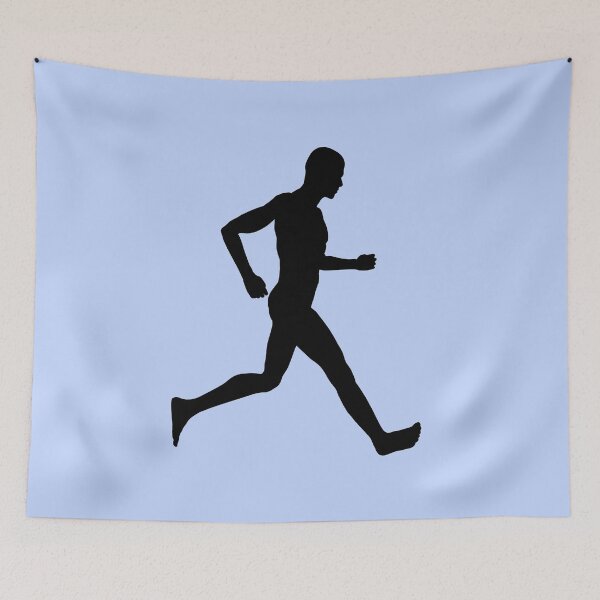 Item preview, Silhouette with a running man designed and sold by MIRO3D.