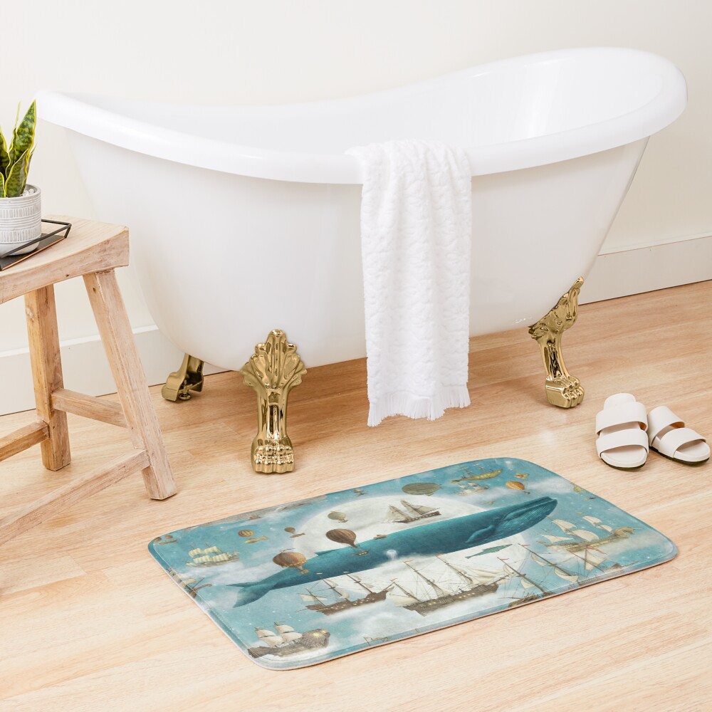 Ocean Meets Sky - Book Bath Mat