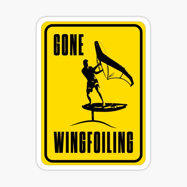 Autoaufkleber Wingsurfer Wingfoil Carsticker Wingfoiler Foilwing