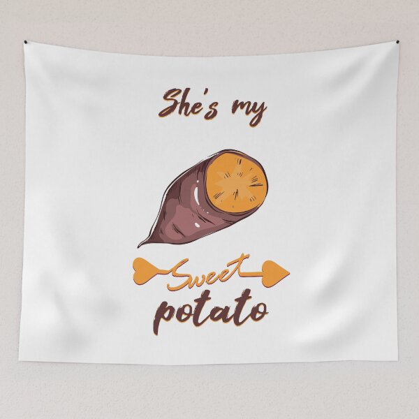 Item preview, SHE S MY SWEET POTATO MATCHING COUPLES YES I YAM designed and sold by Delicious Design ⭐⭐⭐⭐⭐.