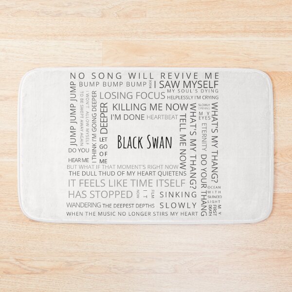 Item preview, BTS - Black swan inspired print (black text) designed and sold by AlexiaArts.