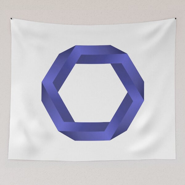 Item preview, Penrose Hexagon ( Blue ) designed and sold by pgons.
