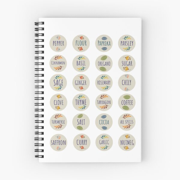 Item preview, Spice labels designed and sold by ekaterina-zago.