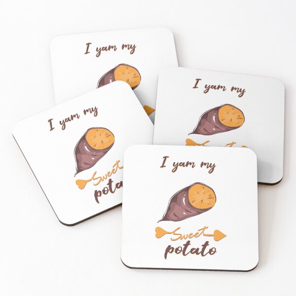 Item preview, I YAM MY SWEET POTATO MATCHING COUPLES YES I YAM designed and sold by Delicious Design ⭐⭐⭐⭐⭐.