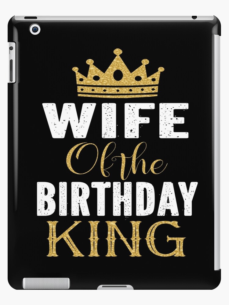 Wife Of The Birthday King Boys Bday Party Gift For Him T-Shirt - Wife Of  The Birthday King Boys Bday - Tapestry | TeePublic