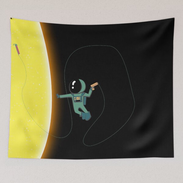 Item preview, astronaut touching the sun designed and sold by Ana Carlota Pacunayen.