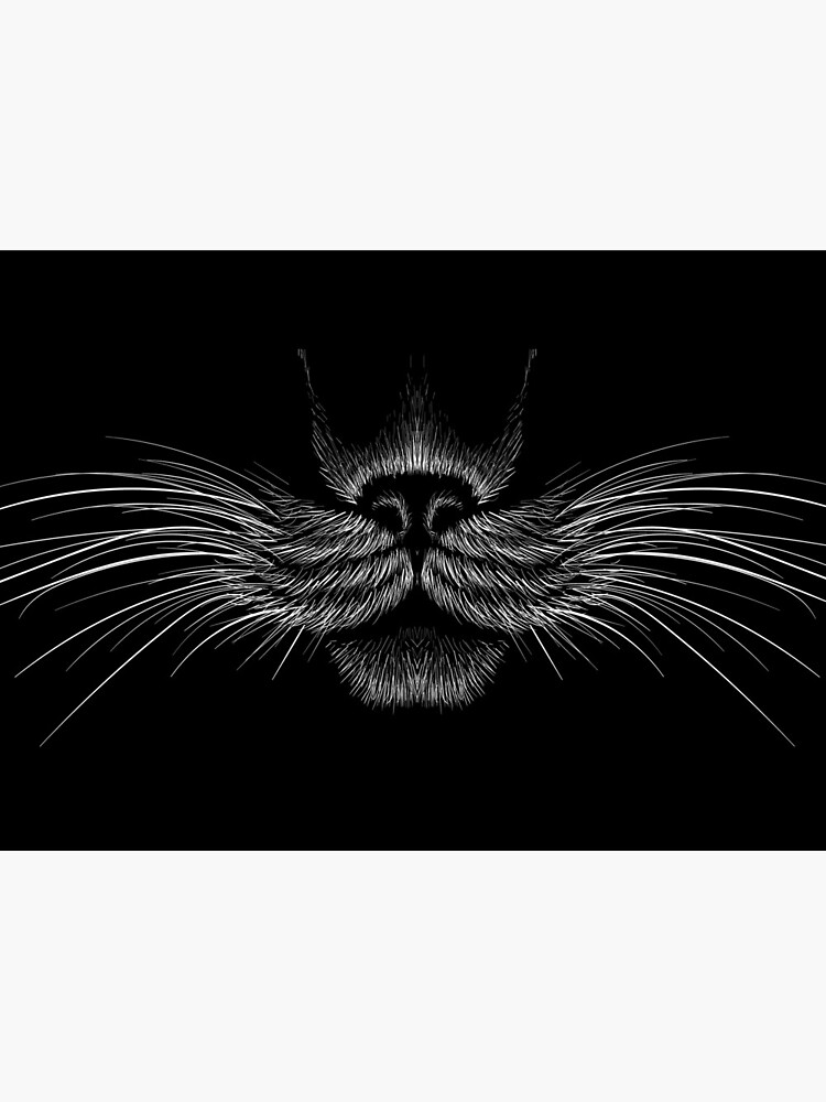 MASK Black Cat Panther Funny Mask Animal Face by PandaPope