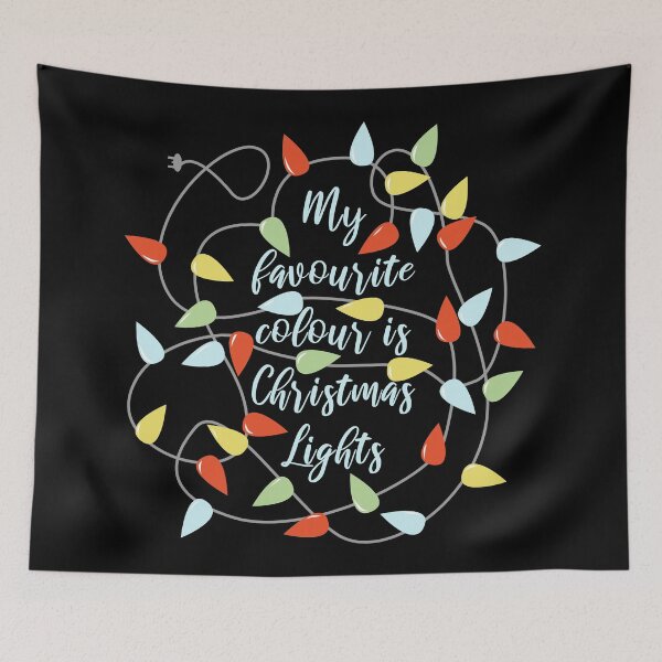 Artikelvorschau, My Favourite Colour is Christmas Lights entworfen und verkauft von LouiseFranksArt.