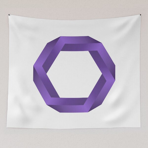 Item preview, Penrose Hexagon ( Violet ) designed and sold by pgons.