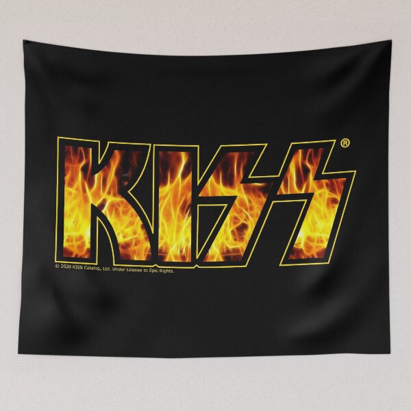 Item preview, KISS Band Flames Logo Design designed and sold by designminimal.