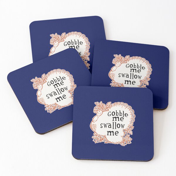 Item preview, Gobble me Swallow me turkey Thanksgiving designed and sold by Feline Rockstars.