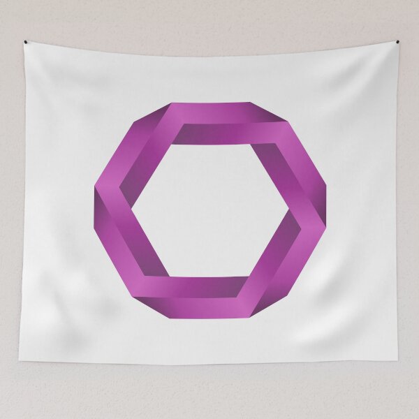 Item preview, Penrose Hexagon ( Purple ) designed and sold by pgons.