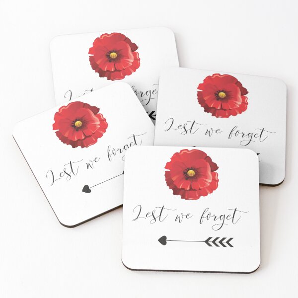 Item preview, ROYAL BRITISH LEGION LEST WE FORGET POPPY FLOWER designed and sold by Delicious Design ⭐⭐⭐⭐⭐.