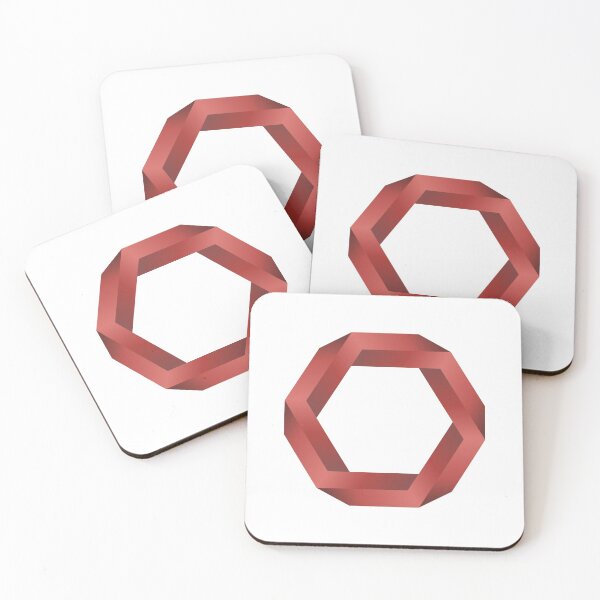 Item preview, Penrose Hexagon ( Red ) designed and sold by pgons.