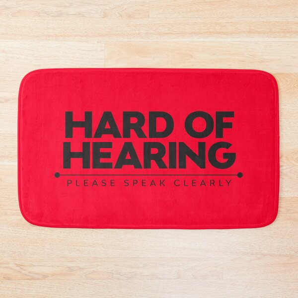 Item preview, Hard Of Hearing | Please Speak Clearly | Deaf designed and sold by Minimalwiz.